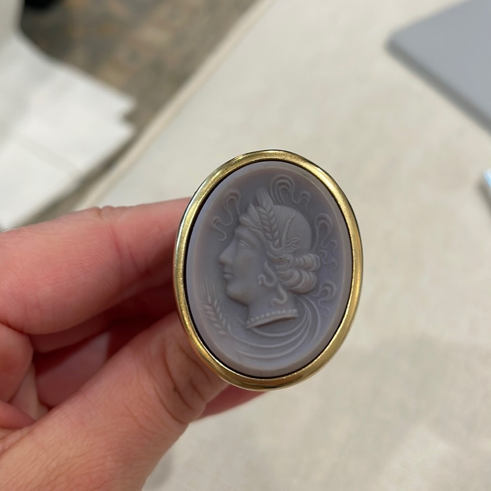Extasia Purple Cameo Ring